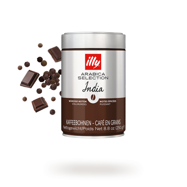 Lata Café Illy en Grano India 250 gr