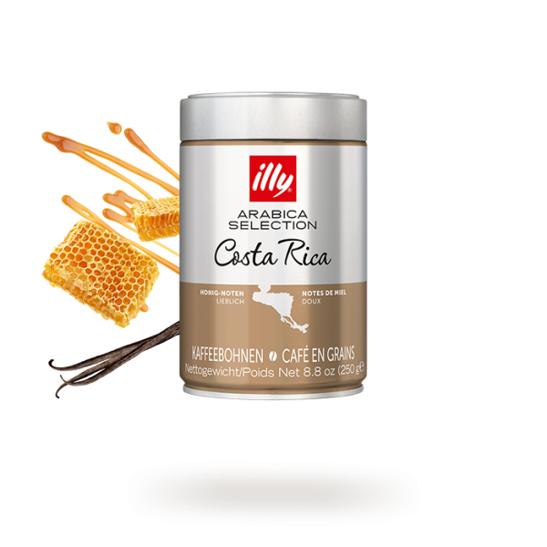 Lata Café Illy en Grano Costa Rica 250 gr