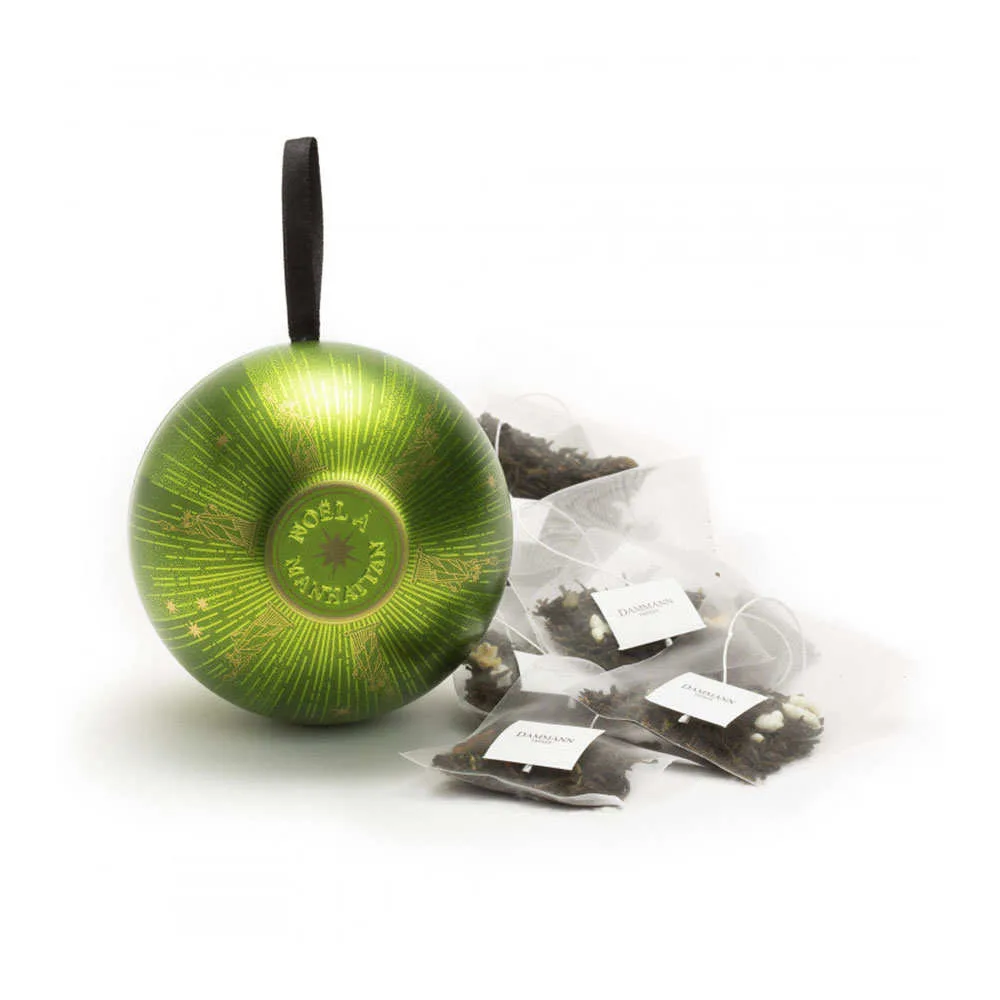 Bola de Navidad con 10 Tés – Papá Noel en Manhattan